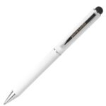 Długopis metalowy touch pen, soft touch CLAUDIE Pierre Cardin Biały