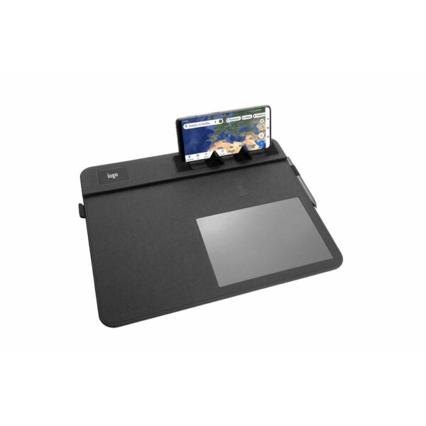 Podkładka pod mysz z ładowarką indukcyjną TAPIS Pierre Cardin Czarny