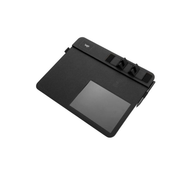 Podkładka pod mysz z ładowarką indukcyjną TAPIS Pierre Cardin Czarny