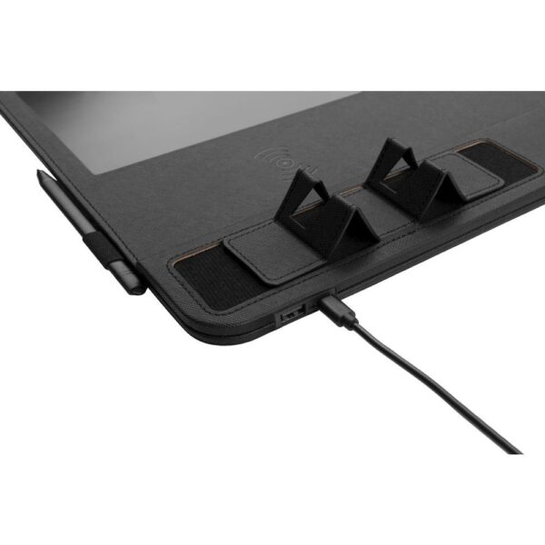 Podkładka pod mysz z ładowarką indukcyjną TAPIS Pierre Cardin Czarny