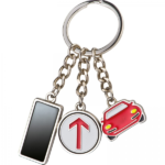 Brelok metalowy Wielokolorowy