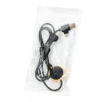 Długi drewniany kabel 4w1 z podświetlanym logo Beżowy