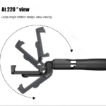 Selfie stick ze stojakiem Czarny