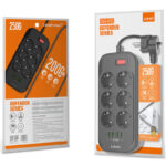 Listwa zasilająca z USB Czarny