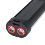 Latarka solarna z power bankiem 3000 mAh Czarny