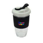 Kubek szklany 454 ml Wielokolorowy