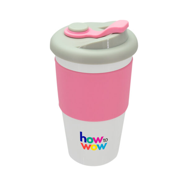 Kubek z PLA z recyklingu 454 ml Wielokolorowy