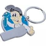 Brelok metalowy CrisMa Turkusowy