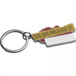 Brelok metalowy CrisMa You Are Welcome Czerwony