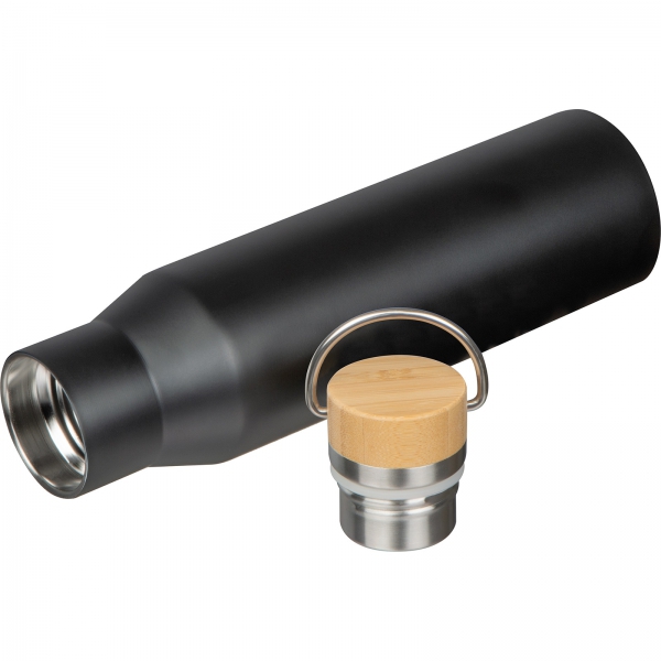 Butelka stalowa termiczna 550 ml Czarny