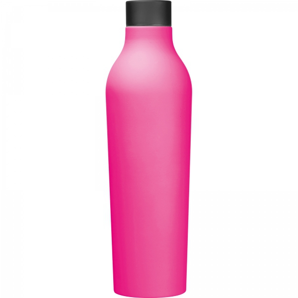 Butelka stalowa termiczna soft touch 800 ml Różowy