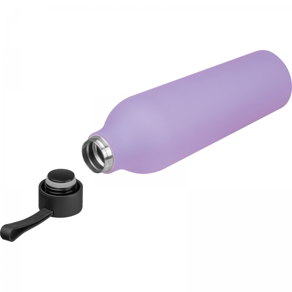 Butelka stalowa termiczna soft touch 800 ml Fioletowy