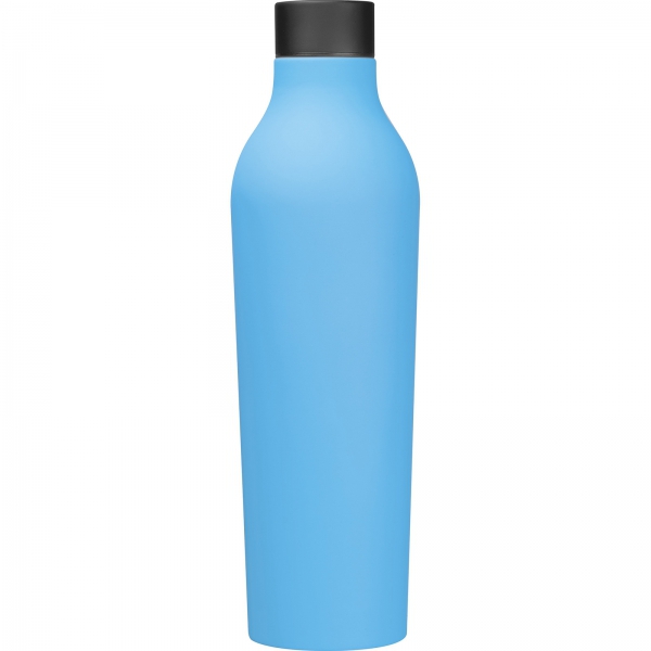 Butelka stalowa termiczna soft touch 800 ml Jasnoniebieski