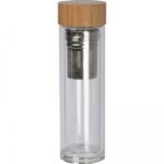 Butelka szklana termiczna 420 ml Przeźroczysty