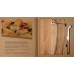 Deska do serów z nożem Brązowy