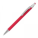 Długopis metalowy touch pen soft touch Czerwony
