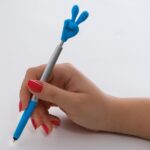 Długopis plastikowy touch pen CrisMa Smile Hand Turkusowy