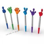 Długopis plastikowy touch pen CrisMa Smile Hand Turkusowy