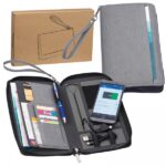 Folder z power bankiem 4000 mAh Szary