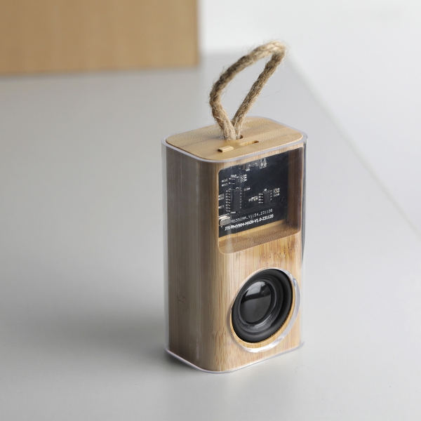 Głośnik bluetooth transparentny Beżowy