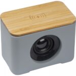 Głośnik bluetooth z ładowarką indukcyjną Szary