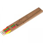 Kredki drewniane 4 kolory neonowe Wielokolorowy