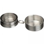 Kubek stalowy składany 250 ml Szary