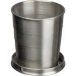 Kubek stalowy składany 250 ml Szary