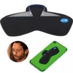 Okulary +2.00 z etui do smartfona Czarny