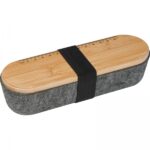 Organizer na biurko Ciemnoszary