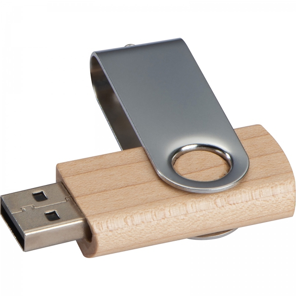 Pendrive drewniany 4GB Brązowy