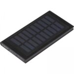 Power bank 8000 mAh solarny Czarny