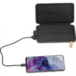Power bank 8000 mAh solarny Czarny