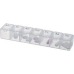 Pudełko na lekarstwa Przeźroczysty