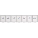 Pudełko na lekarstwa Przeźroczysty