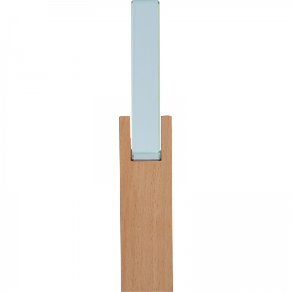 Szklany blok trofeum Beżowy