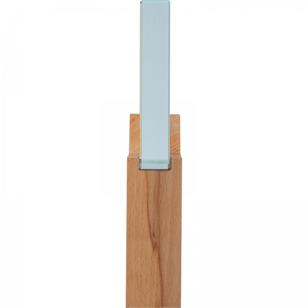 Szklany blok trofeum Beżowy