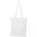 Torba bawełniana z długimi uszami 140 g/m2 Biały