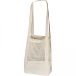 Torba bawełniana z siateczką 150 g/m2 Biały