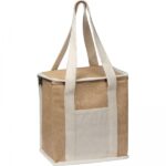 Torba termiczna z juty Beżowy