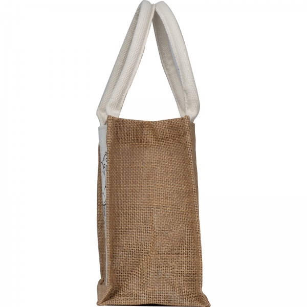 Torba z juty do kolorowania z kredkami Beżowy