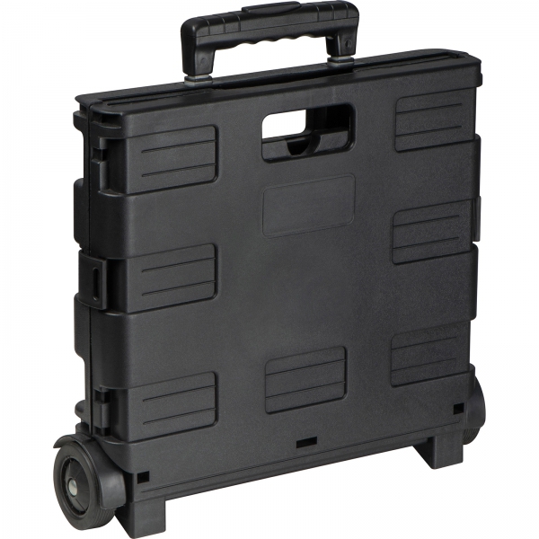 Wózek na zakupy składany Czarny