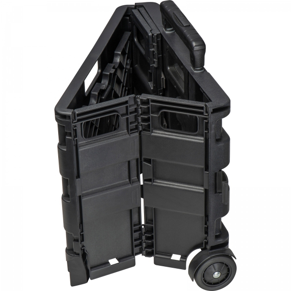 Wózek na zakupy składany Czarny