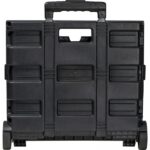 Wózek na zakupy składany Czarny