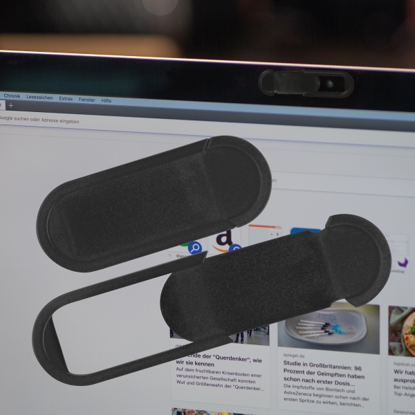 Zaślepka na kamerę w laptopie Czarny