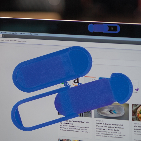 Zaślepka na kamerę w laptopie Niebieski