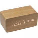 Zegar z ładowarką indukcyjną Beżowy