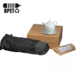 Zestaw koc, czajnik z filiżanką i herbata Wielokolorowy