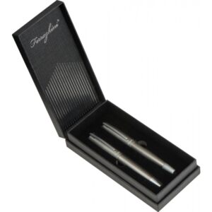 Zestaw piśmienny długopis i pióro kulkowe Ferraghini Szary