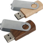 Pendrive z metalu i drewna 64GB 3.0 Wielokolorowy